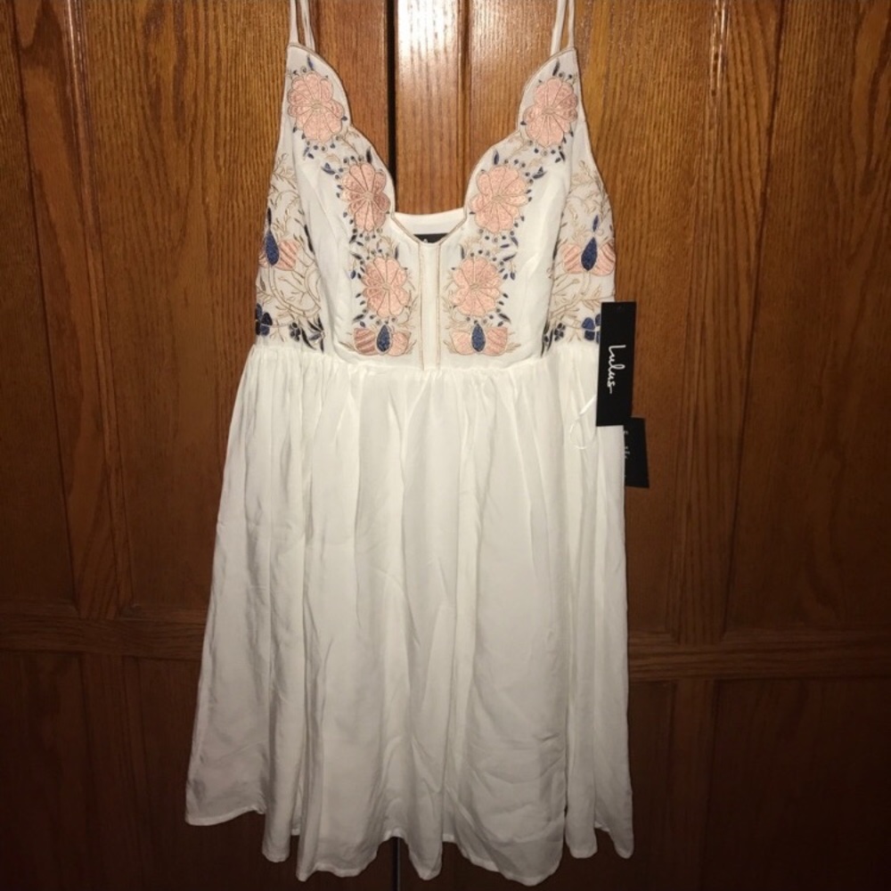 Lulus Embroidered Dress